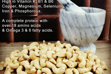 Cashews — clean protein